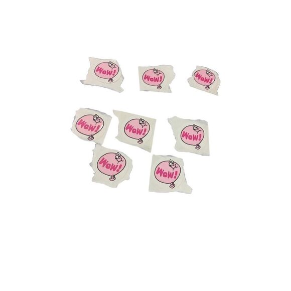 Bubble‎ Gum Scratch & Sniff Sticker Lot Vintage 80s Trend No TM - Picture 1 of 2